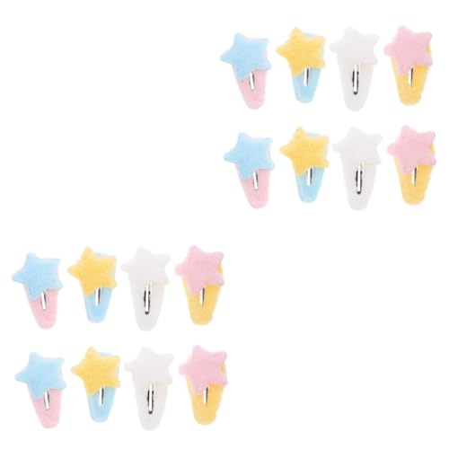 Abaodam 16 Stk Haarschmuck cute hair clips hair accessories for Haarklammer Haarspangen Schnappclips flauschige Haarspange niedlich Kopfbedeckung schmücken Haarnadel Student Knopf von Abaodam