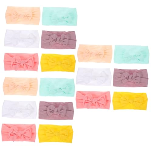 Abaodam 18 Stk stirnband kinder haarschmuck hair accessories Stirnbänder für Kinder und Mädchen stirnbänder Elastizität Elastischer Kopf Kopfbedeckung Kleinkind Nylon von Abaodam