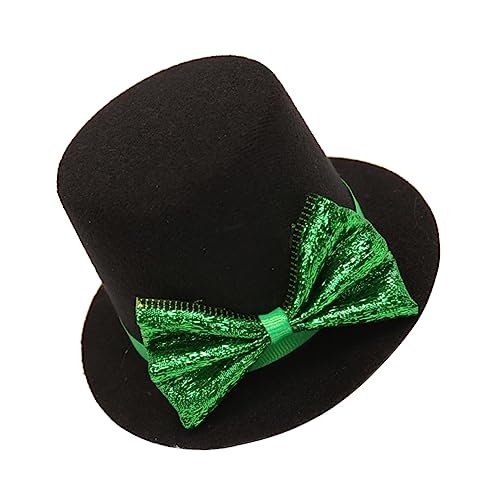 Abaodam 1Stk Hut Haarnadel st patricks day haarspangen st patricks day kostüm anzug Make-up-Stirnband Tiara dekorative Haarnadel Haarschmuck Kuppel Kopfbedeckung Kleidung Zylinder Fräulein von Abaodam