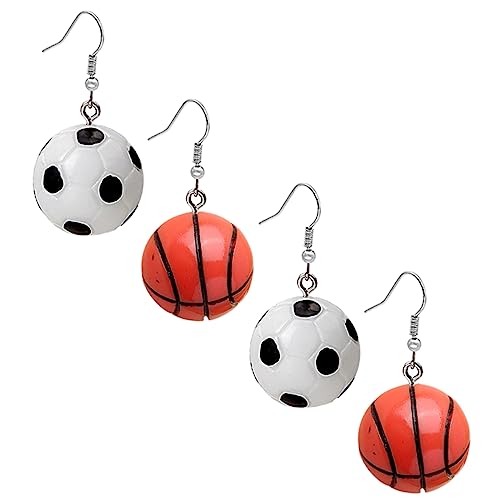 Abaodam 2 Paar Fußball Basketball Ohrhänger für Mädchen Sport Ohrschmuck Leichtem Harz Geschenkanlass Geburtstag Weihnachten Abschluss Muttertag Valentinstag Abaodam 2 Paar Fußball Basketball Ohrhänger für Mädchen Sport Ohrschmuck Leichtem Harz Geschenkanlass Geburtstag Weihnachten Abschluss Muttertag Valentinstag von Abaodam