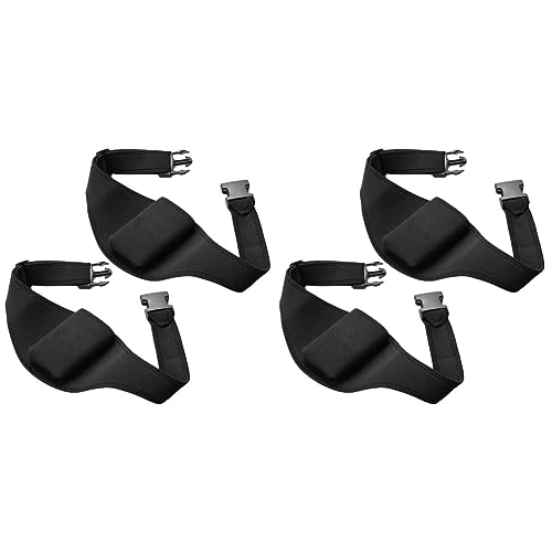 Abaodam 2 Sätze Mikrofon Gürteltasche Autotelefonhalter Spa-Stirnband Liner Bandeau-guss Fitnessgürtel Doppelter Monitorarm Becher Mit Deckel Becherbecher Haken Black Neopren 2 Stück * 2 von Abaodam