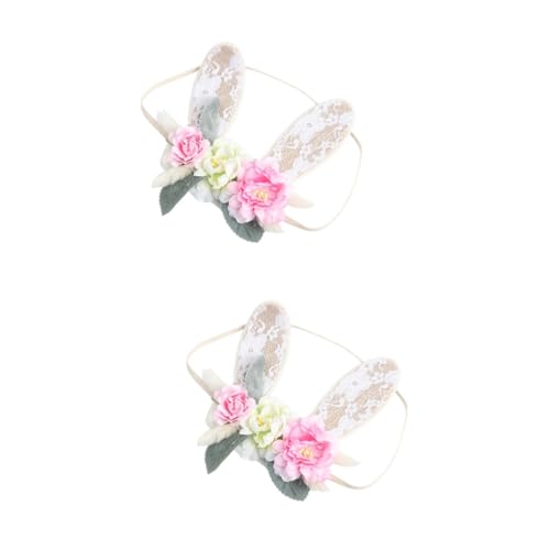 Abaodam 2 Stk -stirnband Chinesischer Haarkamm Blumen-haarband-kopfbedeckung Hasen-haar-accessoires Blumenhaar -kopfbedeckung Haarschmuck Mit Blumen Die Blumen Kind Geschenk von Abaodam