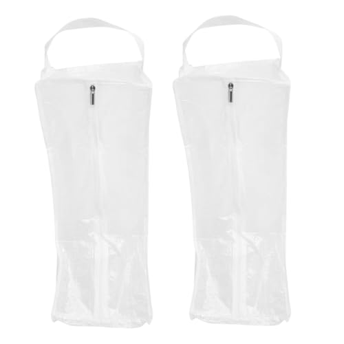 Abaodam 2 Stück Boot-Organizer Stiefel Tragetasche Boot -Organizer -Tasche Tragbare Stiefelspeicherbeutel Women Boots -Taschen Stiefelschutztasche Schuhaufbewahrungstaschen PVC Transparent von Abaodam