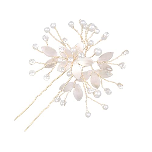 Abaodam 2st Haarspangen Für Damen Hochzeitskopfschmuck Für Die Braut Haarkämme Für Frauen Florale Haaraccessoires Hochzeitshaarschmuck Für Frauen Haarnadel Fräulein Blumen Haare Hoch von Abaodam