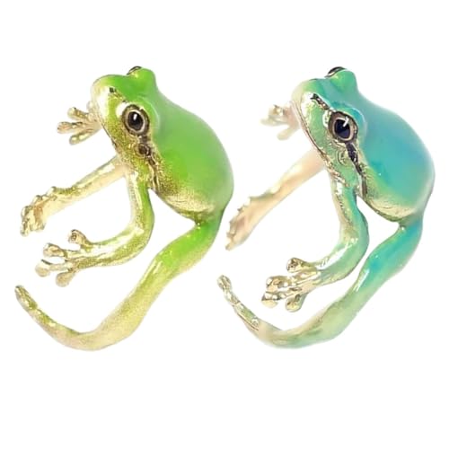 Abaodam 2 Stück Froschring Süßer Und Zarter Froschring Lustiger Tierring Offen Lustiger Ring Frosch Froschringe Für Frauen Baum Ring Lustig Party Froschringe Für Legierung Abaodam 2 Stück Froschring Süßer Und Zarter Froschring Lustiger Tierring Offen Lustiger Ring Frosch Froschringe Für Frauen Baum Ring Lustig Party Froschringe Für Legierung von Abaodam