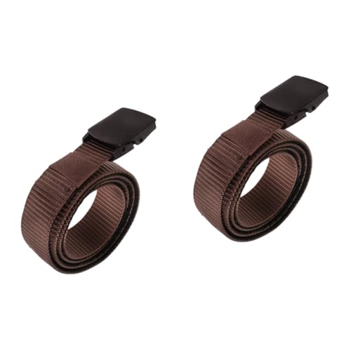 Abaodam 2 Stück Gürtel Schlüssel Kasse Reisebund verstecken Tasche Geld Taille Plus Cash Bag versteckt Beutel Plastik Kaffee von Abaodam