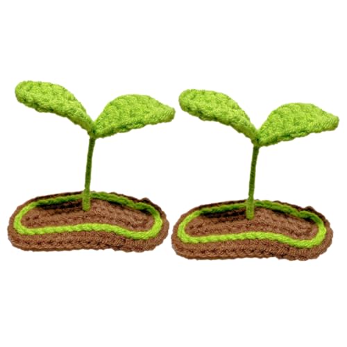 Abaodam 2 Stück Haarklammer Grün Bohnenkeim Haarschmuck Damen Teen Mädchen Vielseitig Angenehm zu Tragen Frische Farbe Modisch und Niedlich für Haarlängen von Abaodam