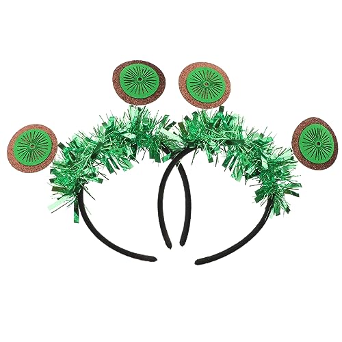 Abaodam 2st Kiwi-stirnband Kiwi-haarspangen Kiwi- Haarspange. Kiwi Cosplay Headwear. Geburtstags- Haar- Reifen Chic Hairwear Pflanzliches Stirnband Party-stirnband Grüßer Obst Damen von Abaodam