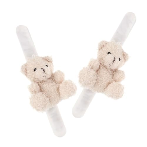 Abaodam 2 Stück Plüsch Slap Armband Kuscheltier Handgelenksband Party Zubehör Leicht und Bequem für Geburtstagsfeiern und Kostümpartys von Abaodam