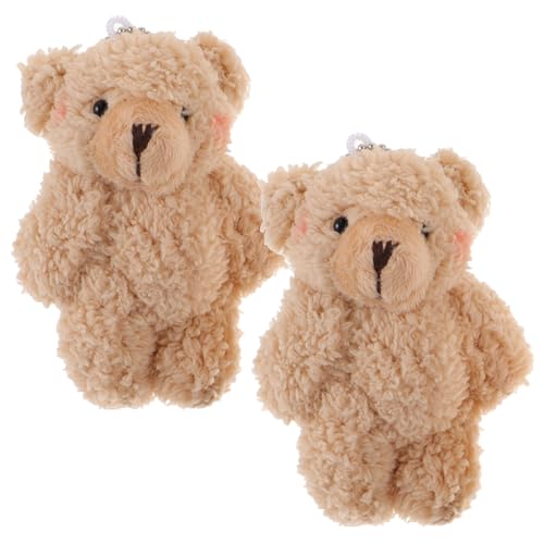 Abaodam 2 Stück Plüsch Slap Armband mit Niedlichem Cartoon Bär Motiv Leichtes Hautfreundliches Schnapparmband für Jungen und Mädchen Langlebig und Bequem für Partys und Alltag von Abaodam