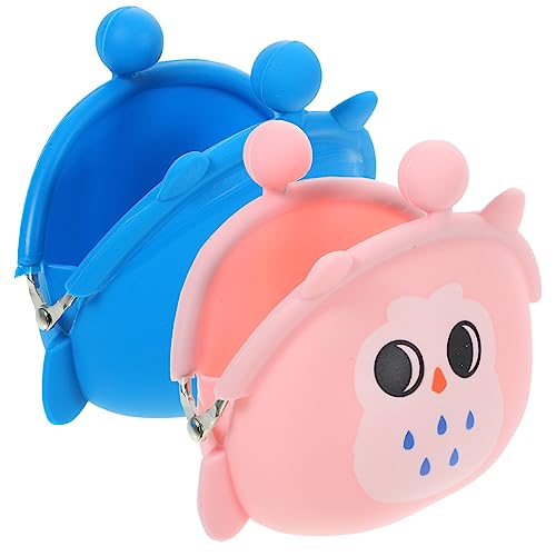 Abaodam Niedliche Mini-eulen-geldbörse mit Reißverschluss für Damen Brieftasche Cartoon-Design für Mädchen von Abaodam