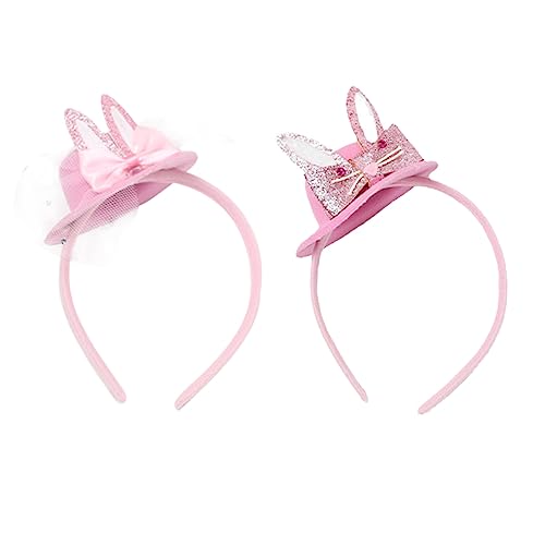 Abaodam 2st Stirnband Gastgeschenke Für Ostern Kopfschmuck Für Die Osterparty Ostern Haarband Kostümparty Dekoration Haarreifen Für Tierhüte Cosplay-kopfbedeckung Gefühlt Kind Kleidung Ohr von Abaodam