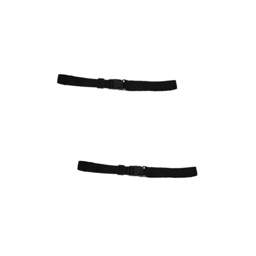 Abaodam 2 Stück Unsichtbarer groß trendy Männer Keine Schnalle gürtel Frauen dünn Laufen für Bauchtasche Laufgürtel Laufbänder Riementasche Weberei Black von Abaodam