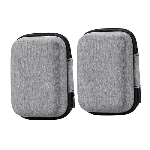 Abaodam 2 Stück wasserdichte Aufbewahrungstasche für Digitale Geräte Kabel Mikrofon Organizer Tasche für Outdoor Zubehör von Abaodam