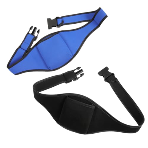 Abaodam 2 Stücke Fitness Gürtel Mikrofon Pack Einstellbare Taille Tasche Für Training Für Dance Aerobic von Abaodam