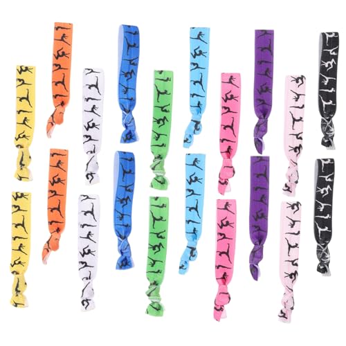 Abaodam 20 Stück Teiliges Haargummi Set für Mädchen und Elastische Haargummis mit Festem Halt als Handgelenksbänder für Sport und Alltag von Abaodam