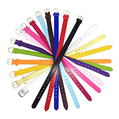 Abaodam 20St Armband für Frauen handgemachte Gürtelschnallen für Damen Lederarmbänder Lederarmband Frauen Armband damen armband Gurt Schmuck Diashow Fräulein Einfach Lieferungen von Abaodam