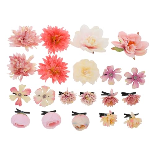 Abaodam 21stücke Teiliges Seidenblumen-haarspangen Für Mädchen Und Mädchen Haarschmuck-accessoires Für Hochzeiten Partys Und Alltag von Abaodam