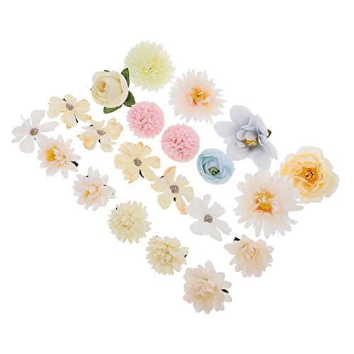 Abaodam 21Stücke Teiliges Seidenblumen Haarclips für Frauen und Mädchen Haaraccessoires für Hochzeiten und Alltag Blumendesign für Verschiedene Frisuren von Abaodam