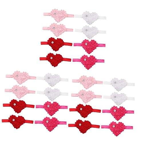 Abaodam 24 Stk Haarschmuck Für Babystirnbänder Kopfbedeckung Liebe Geld Kind Chiffon von Abaodam