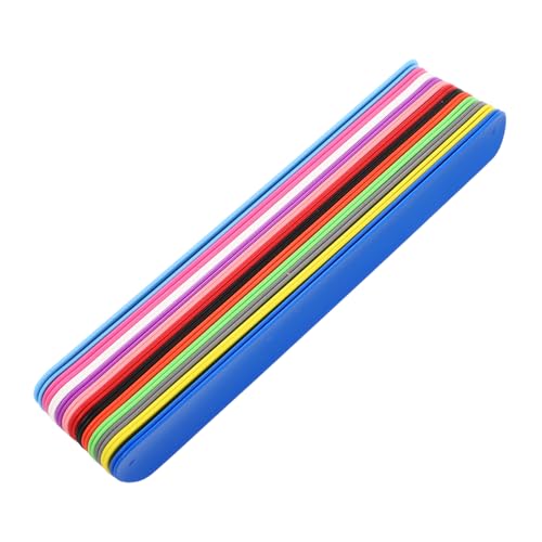 Abaodam 24 Stück Teiliges Silikon Slap Armband Weiche Elastische Kinderarmbänder in Festen Farben Sichere Schnapparmbänder für Partys Gastgeschenke und Outdoor Aktivitäten von Abaodam