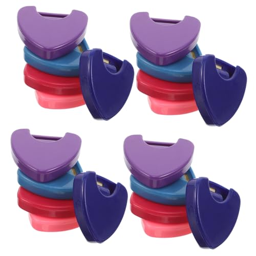 Abaodam 25 Stück Teiliges Gitarren-Plektrum-etui Tragbarer Leichter Plectrum-Organizer in Bunten Farben Kompakt und Schnell Zugänglich Geeignet für Bass Banjo Ukulele und Akustikgitarren von Abaodam