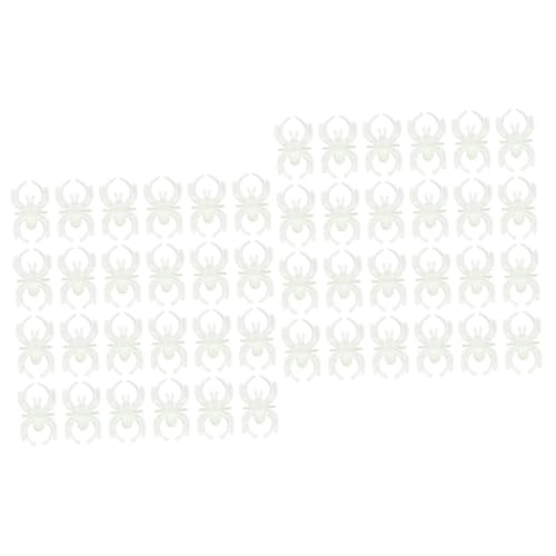 Abaodam 288 Stk Spielzeug-Fingerring Diamantringe Make-up-Spielzeug schmücken spielzeug für kinder Kinderspielzeug Spielzeuge Spinnenfingerring Halloween-Dekoration Insekt Kleidung Weiß von Abaodam
