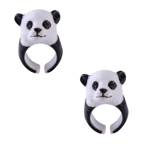 Abaodam 2St tierischer Fingerring Ringe Fingerschmuck Modering Öffnungsring offener verstellbarer Ring Deckenmedaillons Persönlichkeitsring kleines Mädchen Zubehör Geschenk 3d von Abaodam