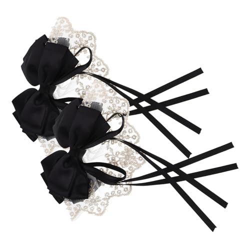 Abaodam 2st Haarschmuck Für Frauen Haarspangen Schleifen Haarklammer Haarschleifen Schleifenhaarspangen Für Frauen Haarspangen Für Mädchen Braut Haarspangen Große Haarspangen Metall Black von Abaodam
