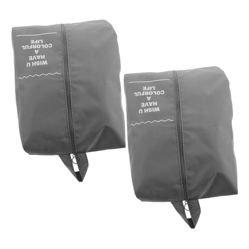 Abaodam 2stücke Faltbare wasserdichte Schuhbeutel Für Reisen Großer Stauraum Tragbare Aufbewahrungstasche Mit Griff Für Sneakers Wanderschuhe Und Sportschuhe Für Männer Und Frauen von Abaodam