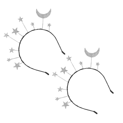 Abaodam 2stücke Glitzerndes Stern Haarband Charmantes Haarschmuck Für Partys Tänze Und Besondere Anlässe Leicht Und Tragbar Ohne Verblassen Für Mädchen Und Frauen von Abaodam