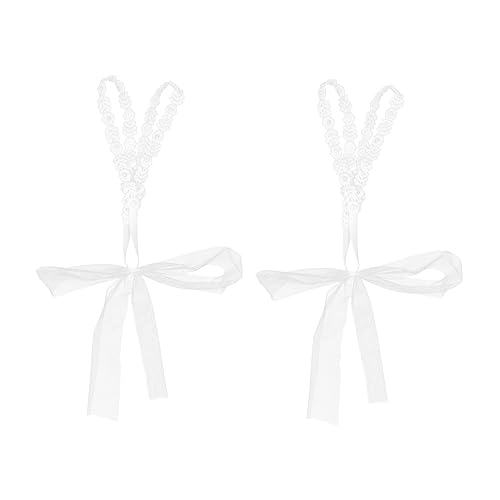 Abaodam 2stücke Perlen Stirnbänder Für Junge Mädchen Und Kleinkinder Elastische Haarbänder Mit Perlen Für Haare Einzigartige Kopftücher Und Haarschmuck Für Verschiedene Anlässe von Abaodam