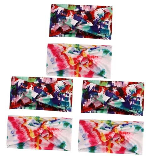 Abaodam 3 Sätze Sport Stirnband Breit Schweißableitendes Stirnband Für Damen Lauf Für Damen Sport- Für Frauen Farbenfrohes Trainieren 91% Polyester 2 Stück * 3 von Abaodam