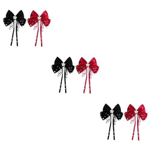 Abaodam 3 Sets Große Schleife Haarspangen Mädchen Haarschleifen Clips Frauen Haarspangen Langlebig Stoff 2 Stück * 3 Abaodam 3 Sets Große Schleife Haarspangen Mädchen Haarschleifen Clips Frauen Haarspangen Langlebig Stoff 2 Stück * 3 von Abaodam