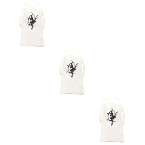 Abaodam 3 Stück Aufbewahrungstasche für Tanzschuhe Halter Ballettschuhe Mädchen Tanztasche Schuhtaschen aus Stoff Schuhbeutel Tasche für Schuhe Tanzschuhtasche Segeltuch von Abaodam