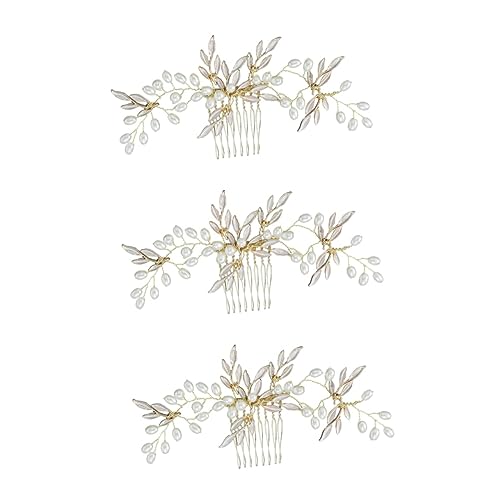 Abaodam 3st Brautkamm Haarschmuck Bankett Abs Hochzeit Haare Hoch von Abaodam