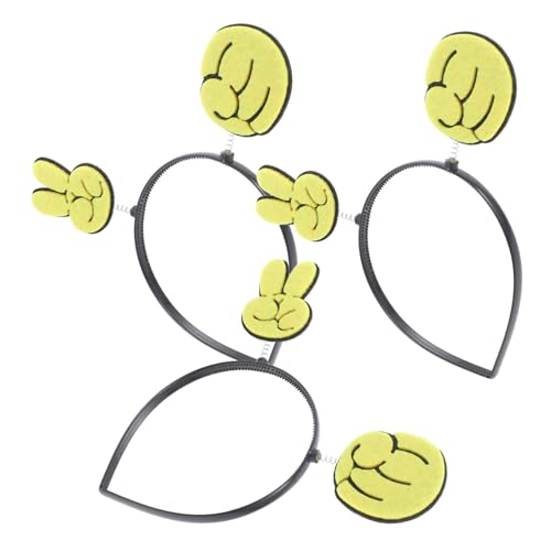 Abaodam 3 Stück Lustige Haar Accessoires Party Kopfschmuck Rosa Stirnband Damen Haarbänder Neuheit Haarschmuck Lustige Kopfbedeckung Haarbänder Lustige Kopfbedeckung Mädchen Haarschmuck von Abaodam