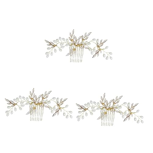 Abaodam 3st Hochzeit Haarnadel Clip Zur Perlenhochzeit Hochzeitsclip Haarschmuck Perlenhaarspangen Hochzeit Kopfschmuck Frauen Haarnadel Braut Kamm Handbuch von Abaodam