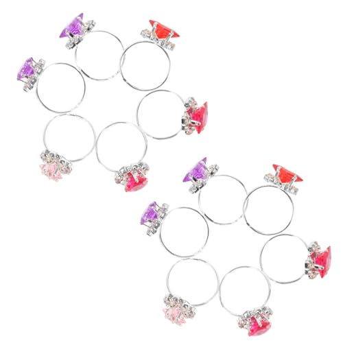 Abaodam 36 Stk Geschenkring für Kinder Schmuck für Mädchen Dressing Schmuck für Kinder Kinderspielzeug der Ring Kleinkindspielzeug Ringmädchen schöner Kinderring aufsteckbar Kasten Kostüme von Abaodam