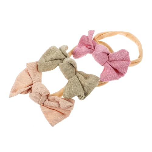 Abaodam 3St -Stirnband kinder haargummis kinder haarschmuck tragegurt hair Haarband Süßes Stirnband für Mädchen kopfschmuck Elastizität Kopfbedeckung Kleine Chiffon von Abaodam