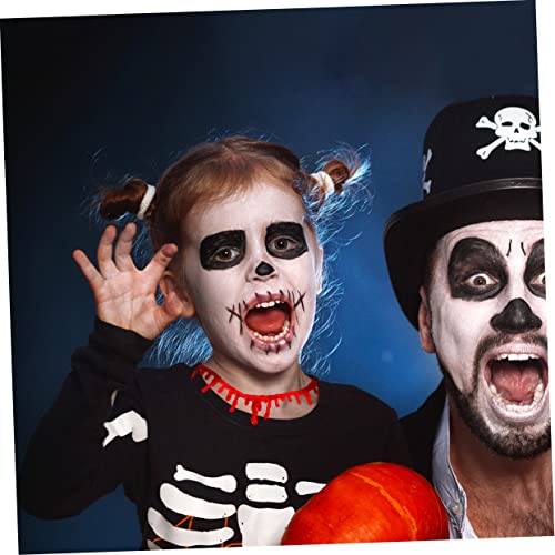 Abaodam 3Stücke Teiliges Blutige Halskette für Halloween Gruselige Masquerade Requisiten Kostümzubehör für Partys und Rollenspiele Rot von Abaodam