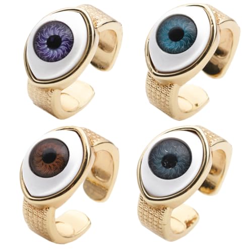 Abaodam 4 Augenring Männer böser blick schmuck für frauen ritual the rite -Schmuck geburtstagsgeschenk für männer Schmuck Männer Ringe böser blick ringe für frauen Zubehör von Abaodam