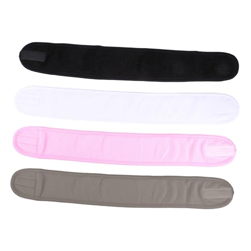 Abaodam 4 Stück Stirnband Haarband Zum Waschen Des Gesichts Haarband Waschen Spa-haarband Für Frauen Outdoor-kopfbandage Knall Haarband Stoff Feuchtigkeitsaufnahme Fitness von Abaodam