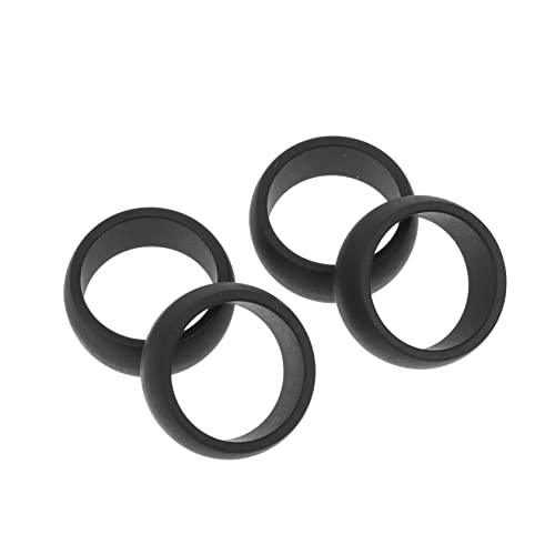 Abaodam 4 Stücke Teiliges Atmungsaktive Silikonringe für Herren und Hautfreundlich für Sport und Outdoor Aktivitäten Vermeidet an Eheringen von Abaodam