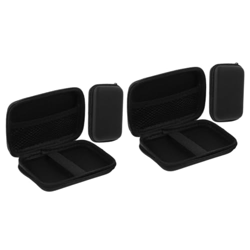 Abaodam 4 Teilige Tasche Für Elektronisches Zubehör Tasche Für Elektrokabel Organizer Tragetasche Mikrofon Tragetasche Mikrofon Aufbewahrungstasche Nylon von Abaodam