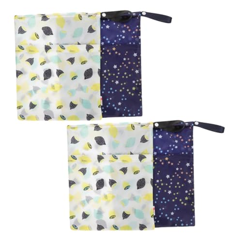 Abaodam 4stücke Pack wasserdichte Trocken-Tasche Für Badeanzug Wiederverwendbare Tasche Für Reise Lebensmittelbehälter Kinderwagen Yoga Strand Pool Nasse von Abaodam