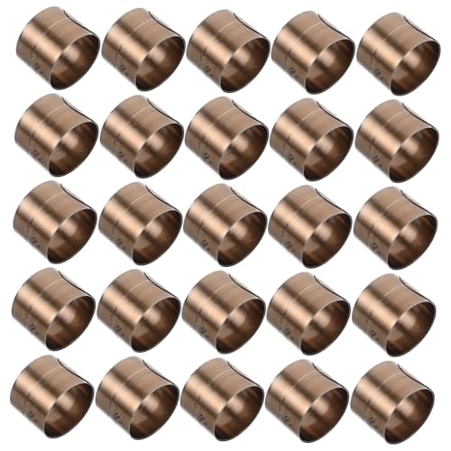 Abaodam 50 Stück Slap Armbänder Stahlplatten für DIY Bastelprojekte Robuste Langlebige Zubehörteile für Kreative Designs Geeignet für Bastelaktivitäten von Abaodam