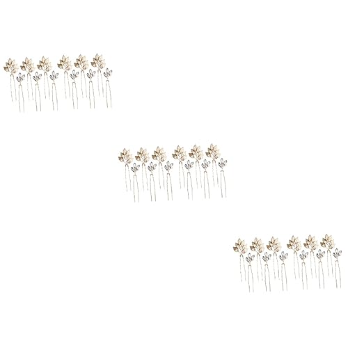 Abaodam 6 Packungen Haarnadel Aus Legiertem Blatt Haarspangen Für Damen Haarnadel Im Antiken Stil Dekorative Haarstäbchen Hochzeit Haarspange Hochsteckfrisur Legierung Braut Schmücken von Abaodam