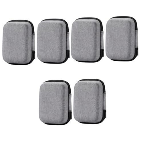 Abaodam 6stücke wasserdichte Mikrofon-Organizer Tragbare Aufbewahrungstaschen Für Digitale Produkte Multifunktionale Box Für Gitarrenzubehör Mikrofon Und Mehr von Abaodam