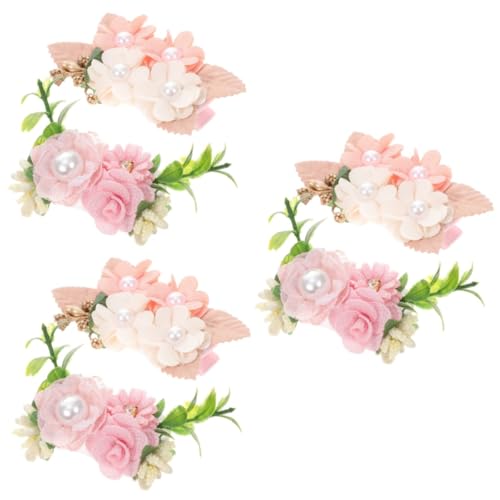 Abaodam 6 Stk Blumenkopfschmuck Clips Haarspange Haarklammer Haarspangen Blumenklammern Kleinkind Haarspange die Blumen Haarschmuck Stirnband Kopfbedeckung Haarnadel von Abaodam